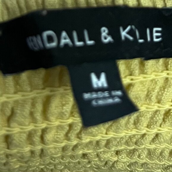 PacSun Yellow Cropped Blouse - Picture 3 of 3